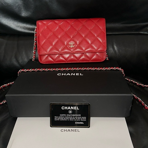 🔥🔥🔥Chanel Caviar Wallet On Chain Crossbody Bag - Picture 2 of 16